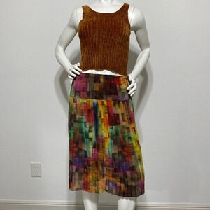 Lane Bryant Pleated Colored Skirt